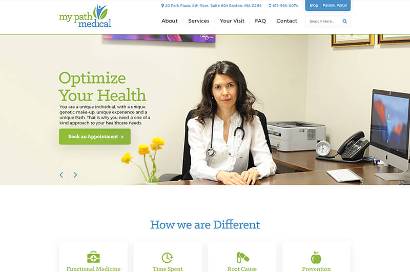 Doctor Website Design and Coding